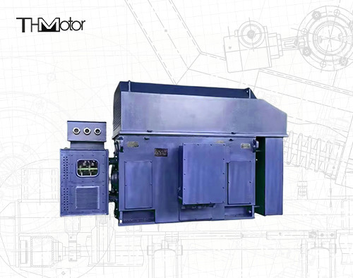 800KW 375rpm τριφασική μηχανή YRKK 900KW στροφέων πληγών ηλεκτρικών κινητήρων υψηλής τάσεως